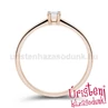 E365RB11 - GYÉMÁNT:  0.11 CT (=3.0mm Ø) Eljegyzési Gyűrű
