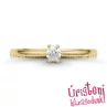 E366SB11 - GYÉMÁNT:  0.11 CT (=3.0mm Ø) Eljegyzési Gyűrű