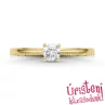 E367SB26 - GYÉMÁNT:  0.26 CT (=4.0mm Ø) Eljegyzési Gyűrű