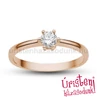 E368RB26 - GYÉMÁNT:  0.260 CT (=4.0mm Ø) Eljegyzési Gyűrű