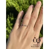 E369SB37 - GYÉMÁNT:  0.37 CT (=2.50 mm Ø) Eljegyzési Gyűrű