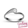E4FB23 - GYÉMÁNT:  0.23 CT (=3.9mm Ø) Eljegyzési Gyűrű