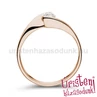 E4RB23 - GYÉMÁNT:  0.23 CT (=3.9mm Ø) Eljegyzési Gyűrű