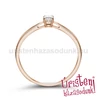 E8RB09 - GYÉMÁNT:  0.09 CT (=2.8mm Ø) Eljegyzési Gyűrű