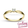 E8SB09 - GYÉMÁNT:  0.09 CT (=2.8mm Ø) Eljegyzési Gyűrű